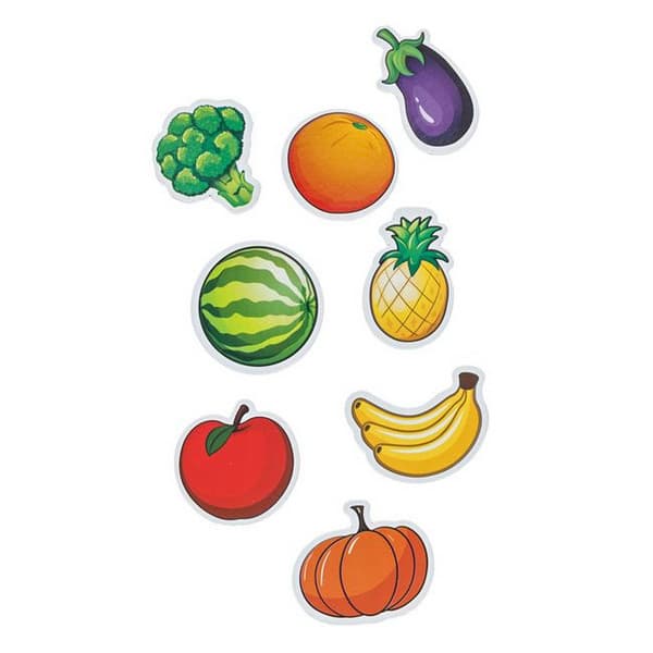 Fructe si legume din carton, magnetice, 27 bucati — principală