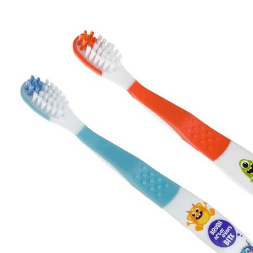 Periute de dinti cu model monstri pentru copii, extra soft, 2 bucati — varianta 2