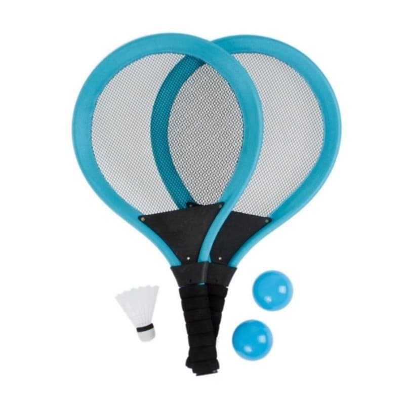 Badminton - set rachete, mingi, fluturas, 14+ ani, MegaCreative, albastre — varianta 3