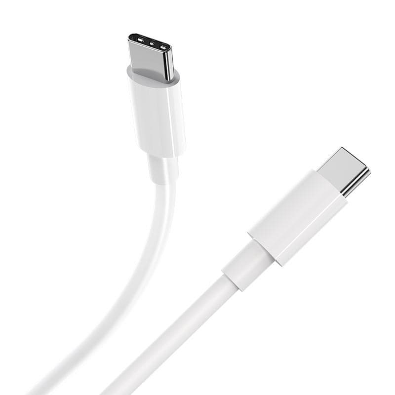 Cablu de date si incarcare JXL-365, Type-C to Type-C, 4A, alb — principală