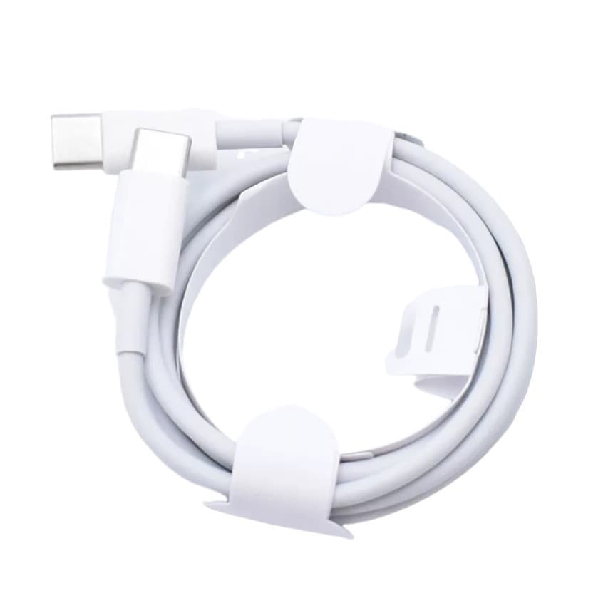 Cablu de date si incarcare JXL-365, Type-C to Type-C, 4A, alb — varianta 2