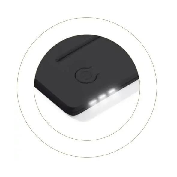 Set 3 in 1 Toppoint Card Connect, cablu USB cu 2 capete (Lightning si MicroUSB) si lanterna LED, negru — varianta 2