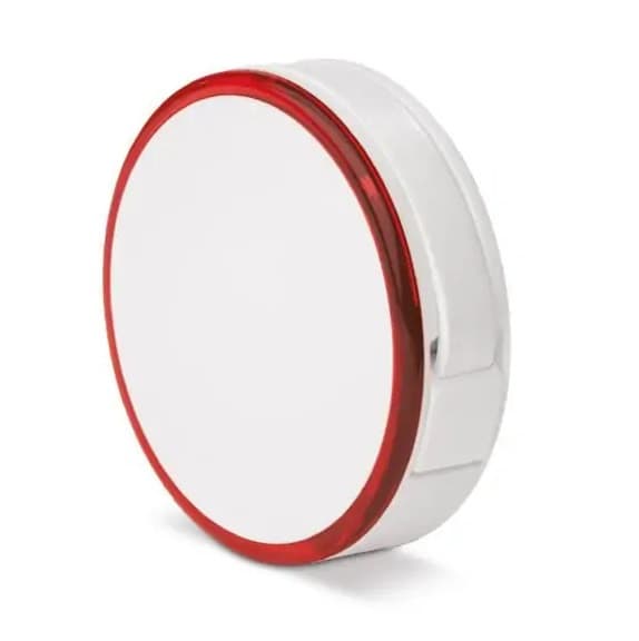 Hub USB 2.0, 4 porturi, 7.5 cm, alb/rosu — varianta 2
