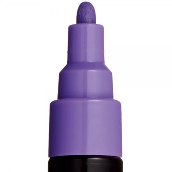 Marker UNI Posca PC-5M, varf rotund, 1.8-2.5mm mov — varianta 2