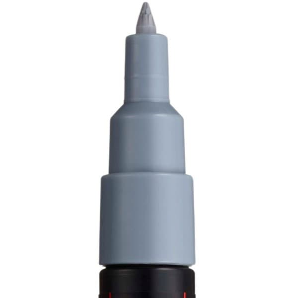Marker UNI Posca PC-1M, varf rotund, 0.7mm gri — varianta 2