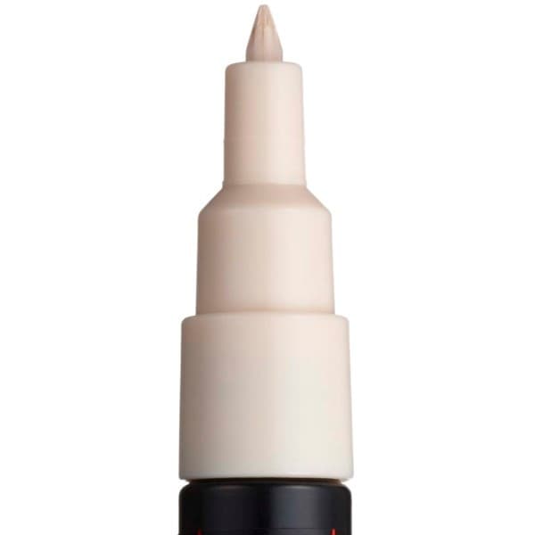 Marker UNI Posca PC-1M, varf rotund, 0.7mm bej — varianta 2