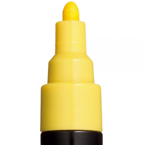 Marker UNI Posca PC-5M, varf rotund, 1.8-2.5mm galben — varianta 2