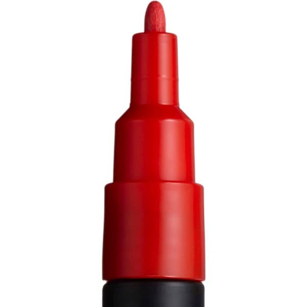 Marker UNI Posca rosu PC-3M, varf rotund, 0.9-1.3mm — varianta 2