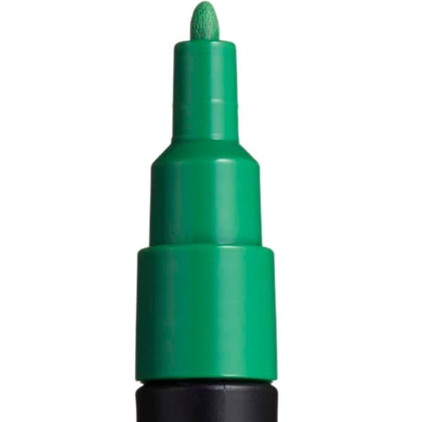 Marker UNI Posca verde PC-3M, varf rotund, 0.9-1.3 mm — varianta 2