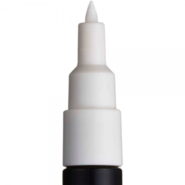 Marker UNI Posca PC-1M, varf rotund, 0.7mm alb — varianta 2