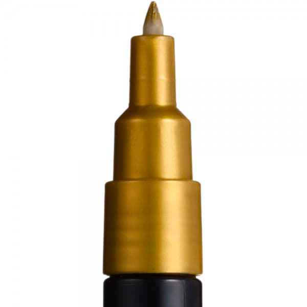 Marker UNI Posca PC-1M, varf rotund, 0.7mm auriu — varianta 2