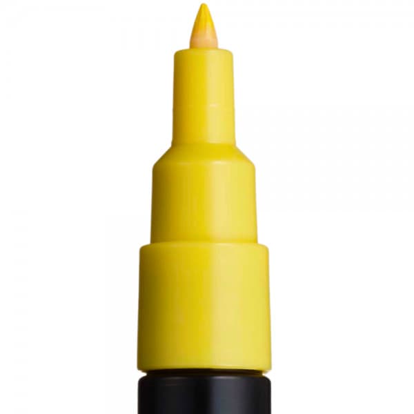 Marker UNI Posca PC-1M, varf rotund, 0.7mm galben — varianta 2