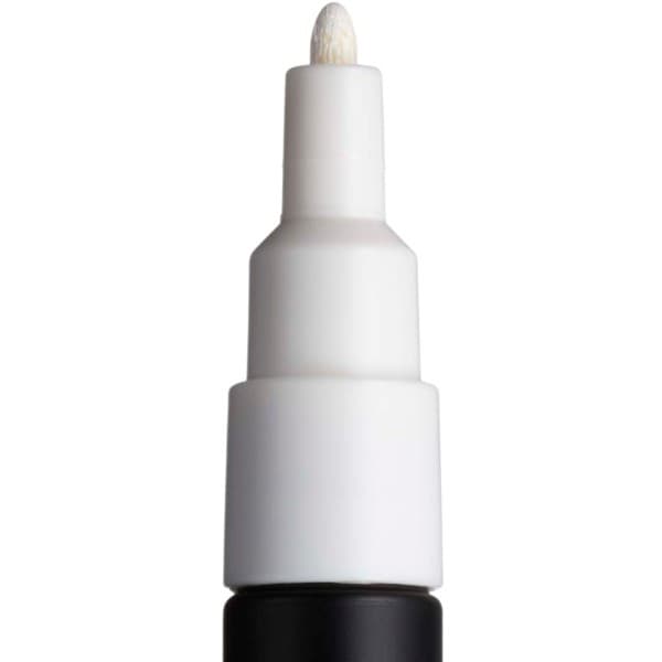 Marker UNI Posca alb  PC-3M, varf rotund, 0.9-1.3mm — varianta 2