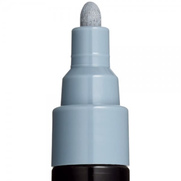 Marker UNI Posca PC-5M, varf rotund, 1.8-2.5mm gri — varianta 2