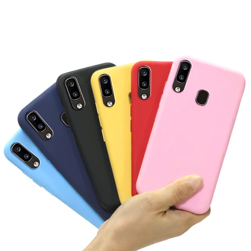 Husa Samsung Galaxy A41, Matt TPU, silicon moale, negru — varianta 2
