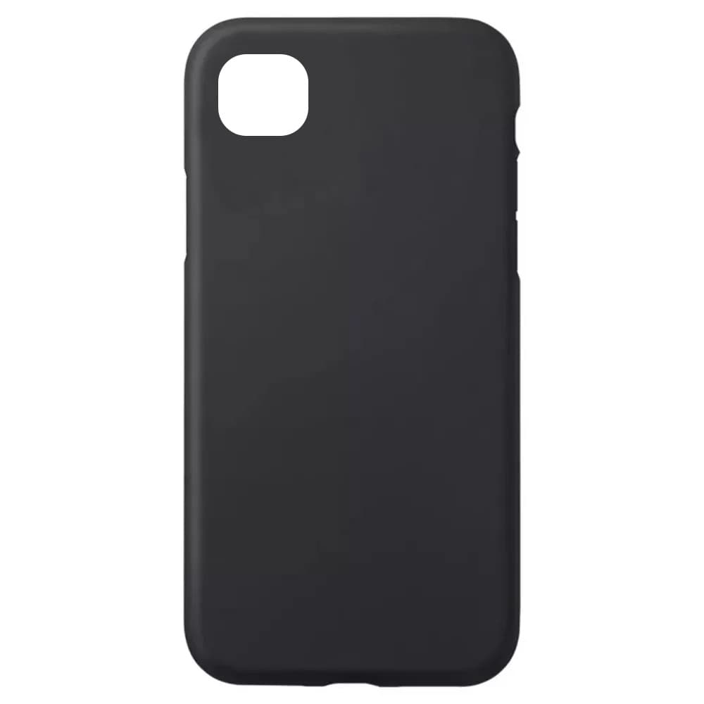 Husa Huawei Y5P Luxury Silicone, catifea in interior, negru — principală