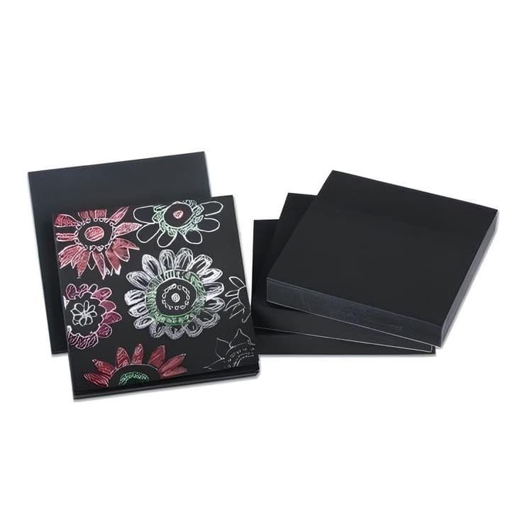 Notes adeziv Eagle 654BL, 100 coli, 75 x 75 mm, negru — principală