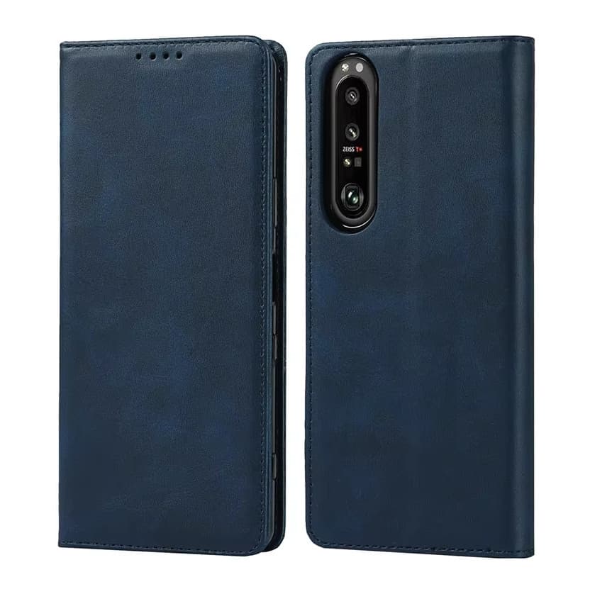 Husa Samsung Galaxy A50, Elegant Book Case, inchidere magnetica, albastra — varianta 2