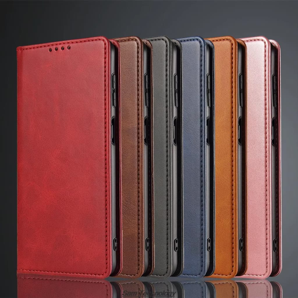 Husa Xiaomi Redmi 12, Elegant Book Case, inchidere magnetica, rosie — varianta 5
