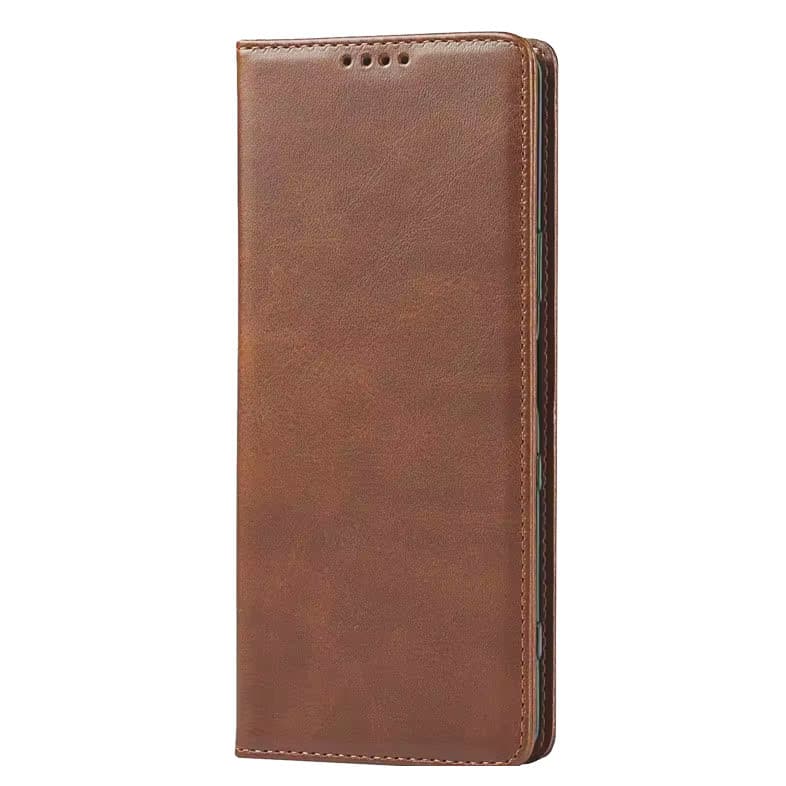 Husa Xiaomi Redmi Note 13 Pro, Elegant Book Case, inchidere magnetica, maro — principală