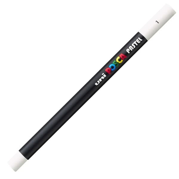 Creion pastel uleios Posca KPA-100, alb