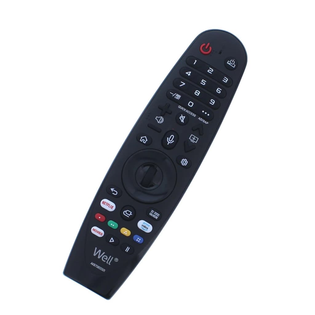 Telecomanda universala TV LED/LCD LG, Well RC-UNIV-LG01-WL, neagra — varianta 2