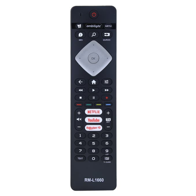 Telecomanda pentru Smart TV LCD/LED Philips, Netflix, Ambilight, Alien RM-L1660 — principală