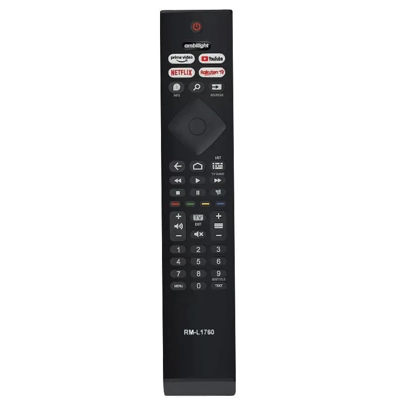 Telecomanda universala Philips Smart TV si Android TV, taste Netflix, Youtube, Ambilight, Alien RM-L1760 — principală