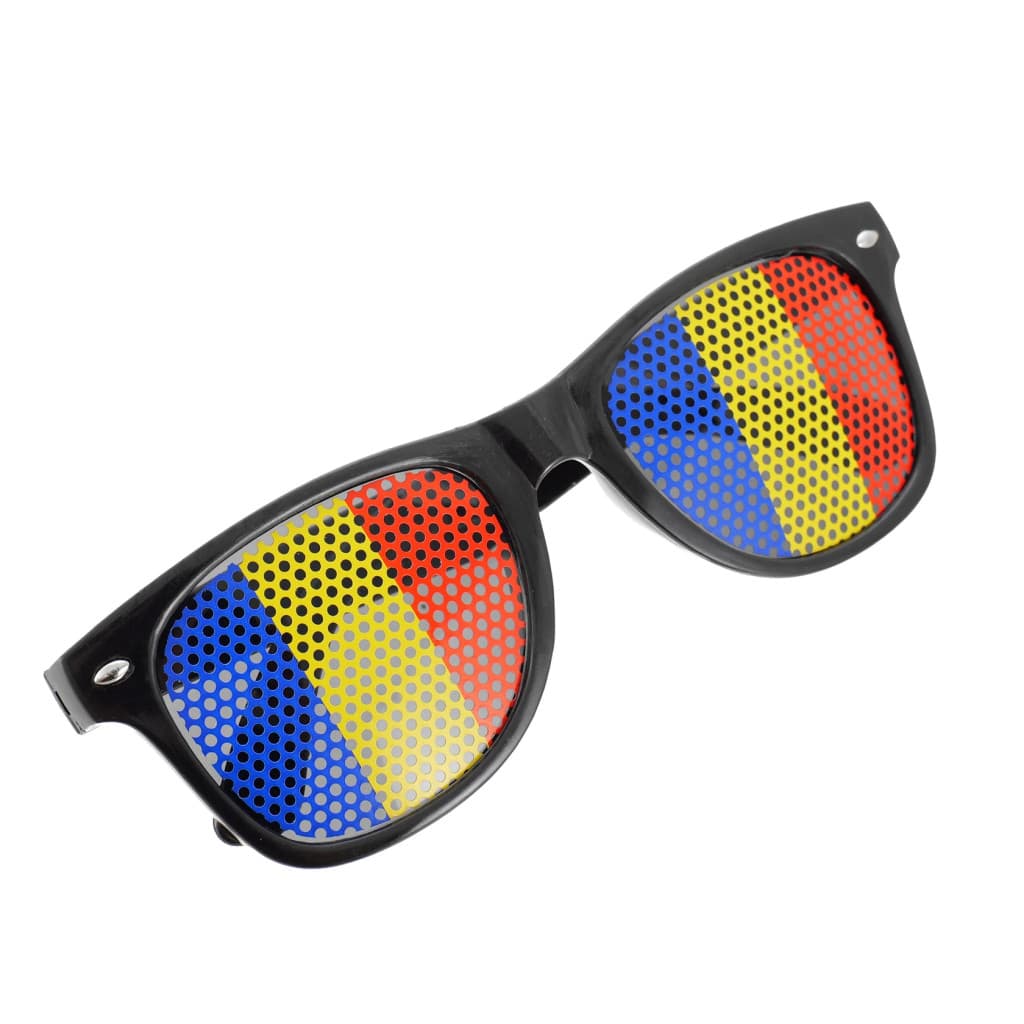 Ochelari de soare cu lentile tricolore ROMANIA — varianta 3