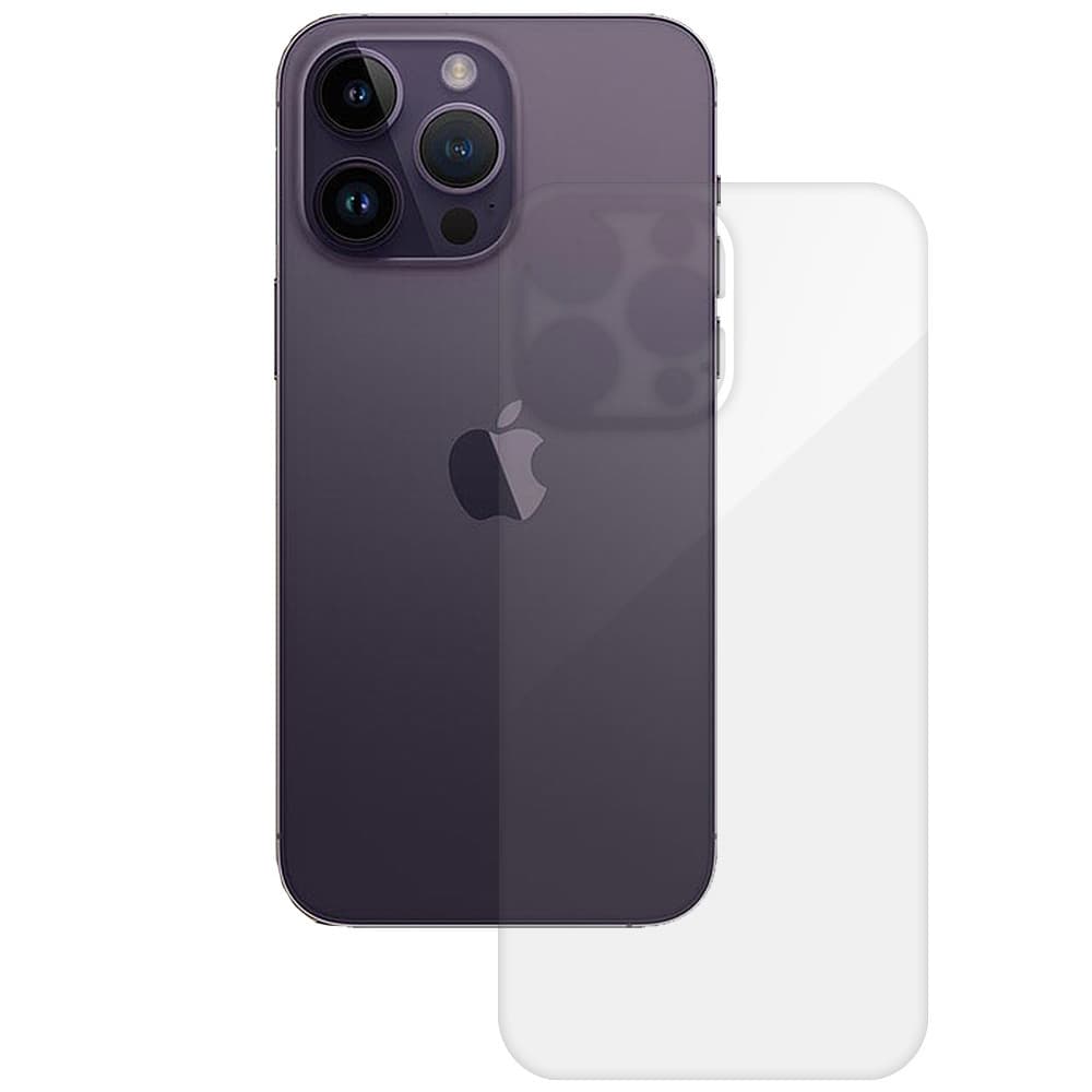 Folie Mata TPU Apple iPhone 14 Pro, BYRY® Hydrogel, ultra subtire, regenerabila - spate