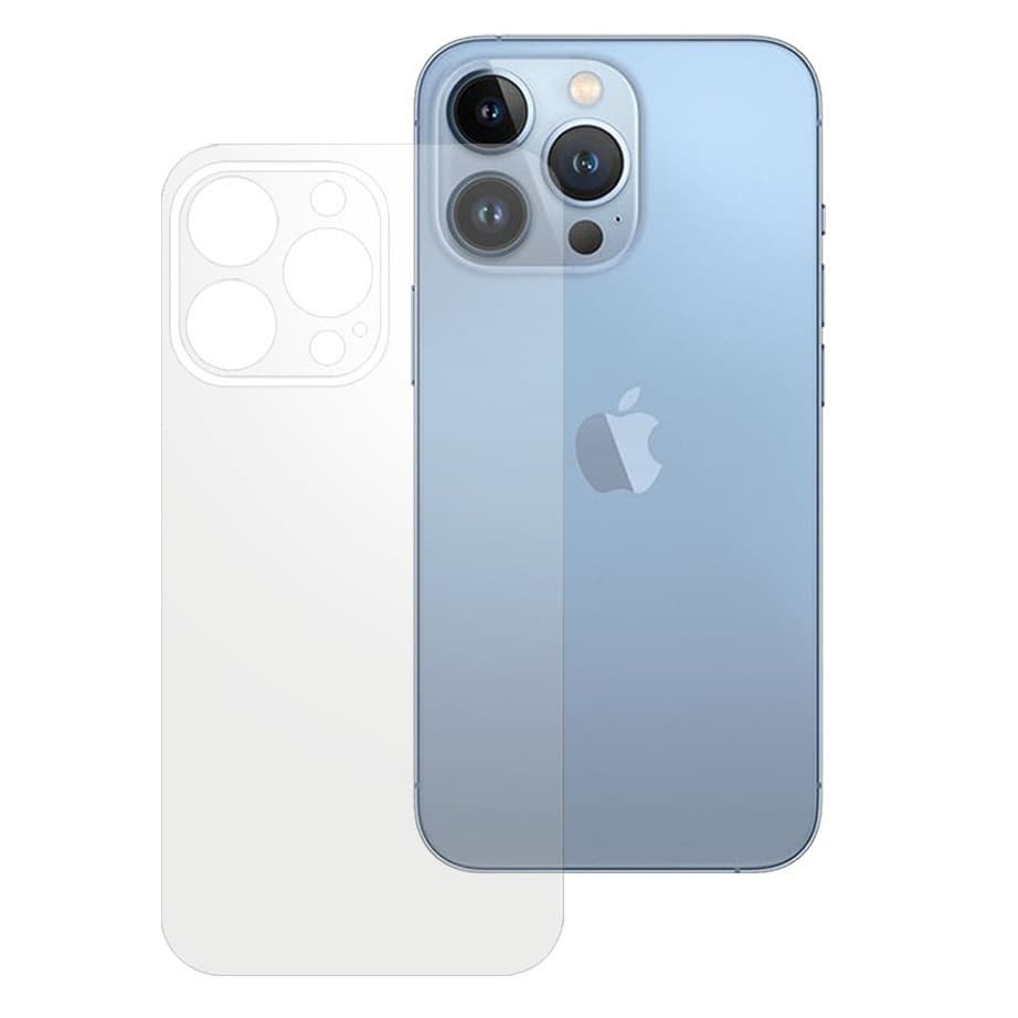 Folie Mata TPU Apple iPhone 13 Pro Max, BYRY® Hydrogel, ultra subtire, regenerabila - spate
