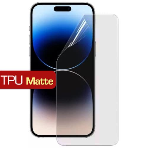 Folie Mata TPU iPhone 15 Pro, BYRY® Hydrogel, ultra subtire, regenerabila — principală