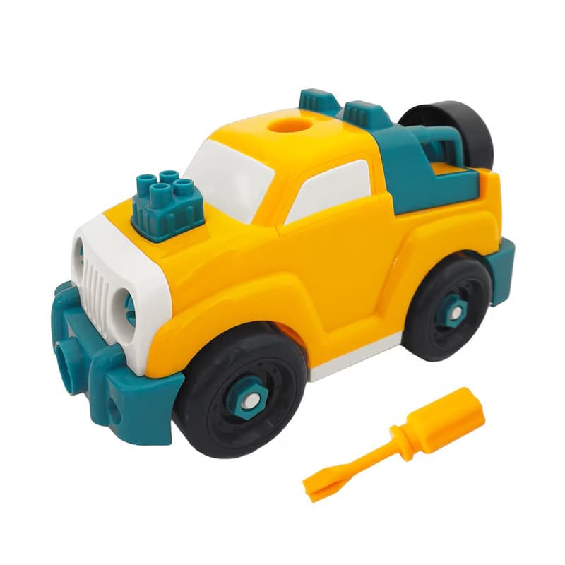 Jucarie masinuta SUV demontabila Echipa Istetilor, cheie si surubelnita inclusa, 21.5 x 12 x 10.5 cm — principală