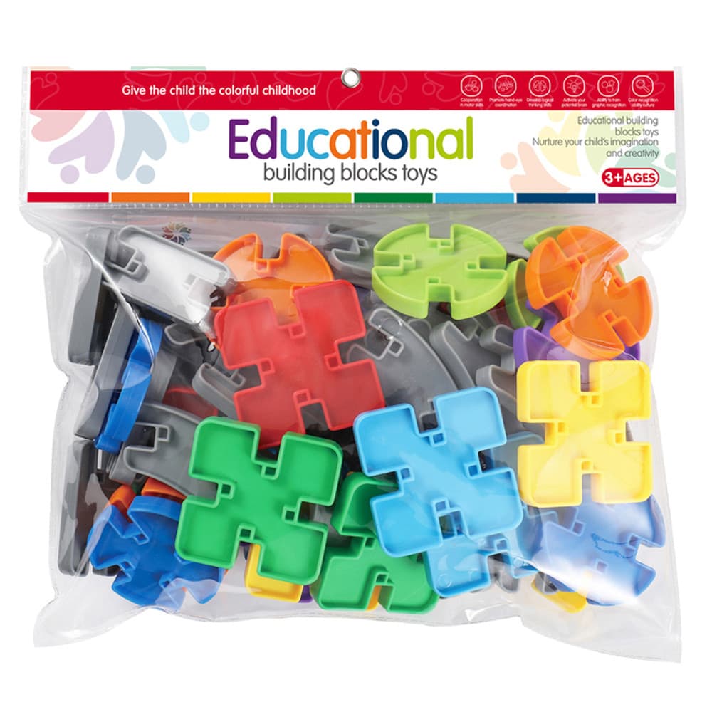 Set de constructie educational, 32 de piese, WW3029 — varianta 3