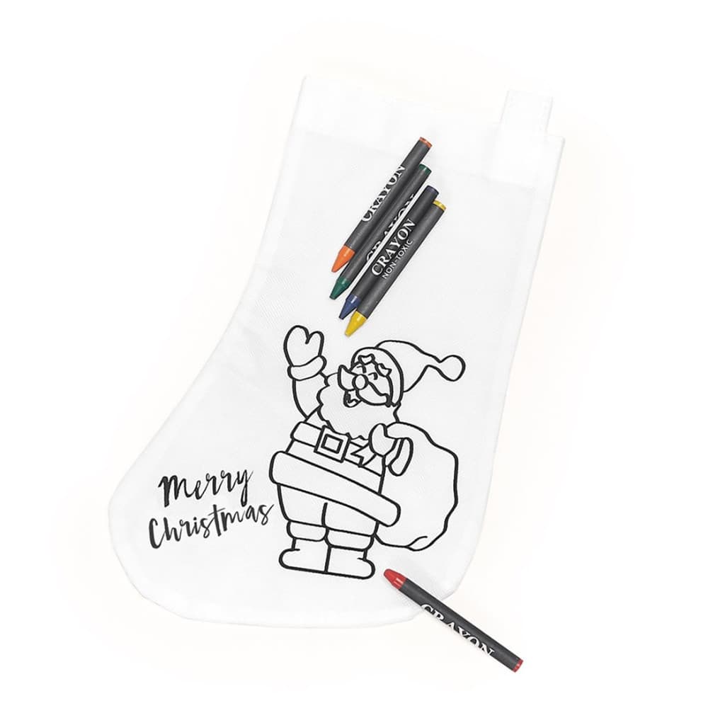 Ciorap de Craciun de colorat pentru copii — principală
