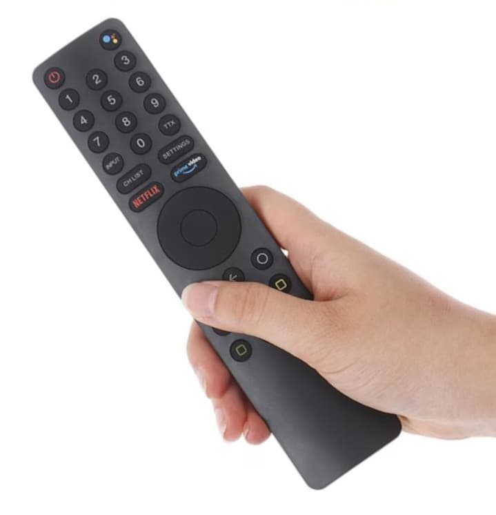 Telecomanda bluetooth Xiaomi Mi TV / Stick / Box XMRM-010, functie vocala, Netflix, Prime Video, neagra — varianta 2