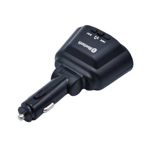 Modulator FM Bluetooth A9, Dual USB max. 4.8A, 2 adaptoare bricheta (splitter), Hands Free, ecran LED, negru 4