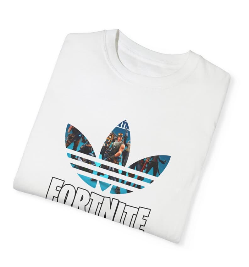 Tricou personalizat alb, copii/adulti, design AdiFortnite, modal, diverse marimi 3