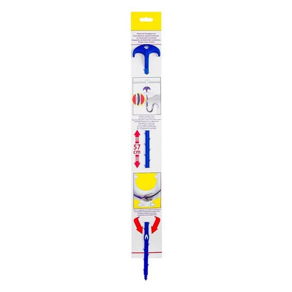 Dispozitiv de desfundat canalizarea, plastic, 57 cm, albastru 2