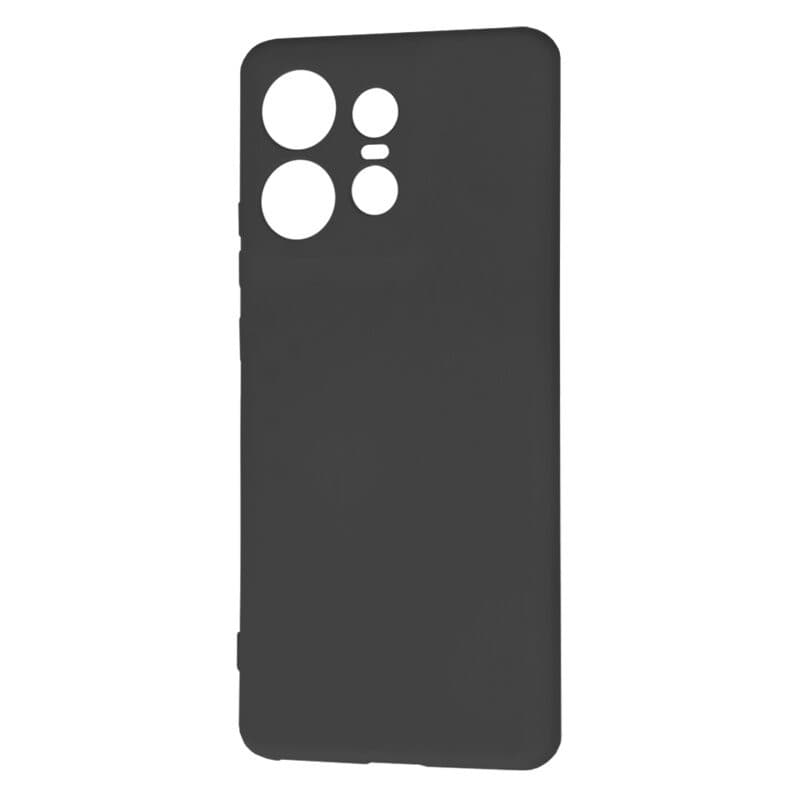 Husa Motorola Edge 50 Pro, Luxury Silicone, protectie camera, catifea in interior, neagra 4