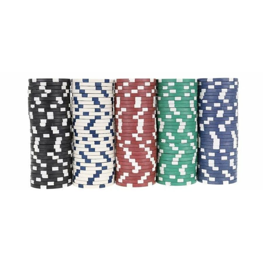 Set Poker Profesional 300 jetoane Poker Chips în servietă din aluminiu 3