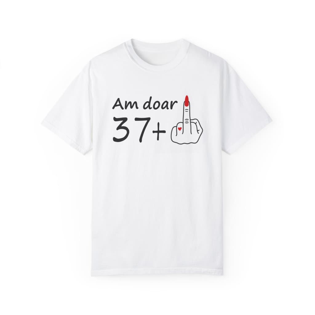 Tricou personalizat alb, unisex, varsta ta +, modal, diverse marimi 3