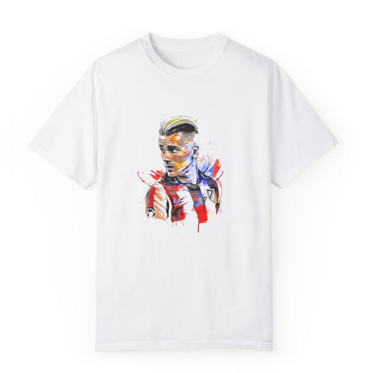 Tricou personalizat alb, copii/adulti, design Antoine, modal, diverse marimi 2