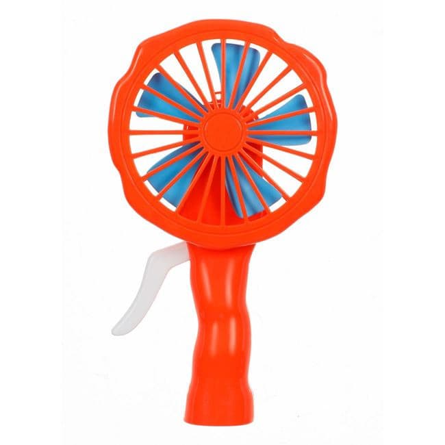 Ventilator portabil pentru copii, 18 cm, portocaliu 2