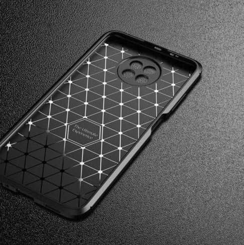 Husa Xiaomi Redmi Note 13 5G, Carbon Fiber, aspect carbon, protectie camere, neagra 3