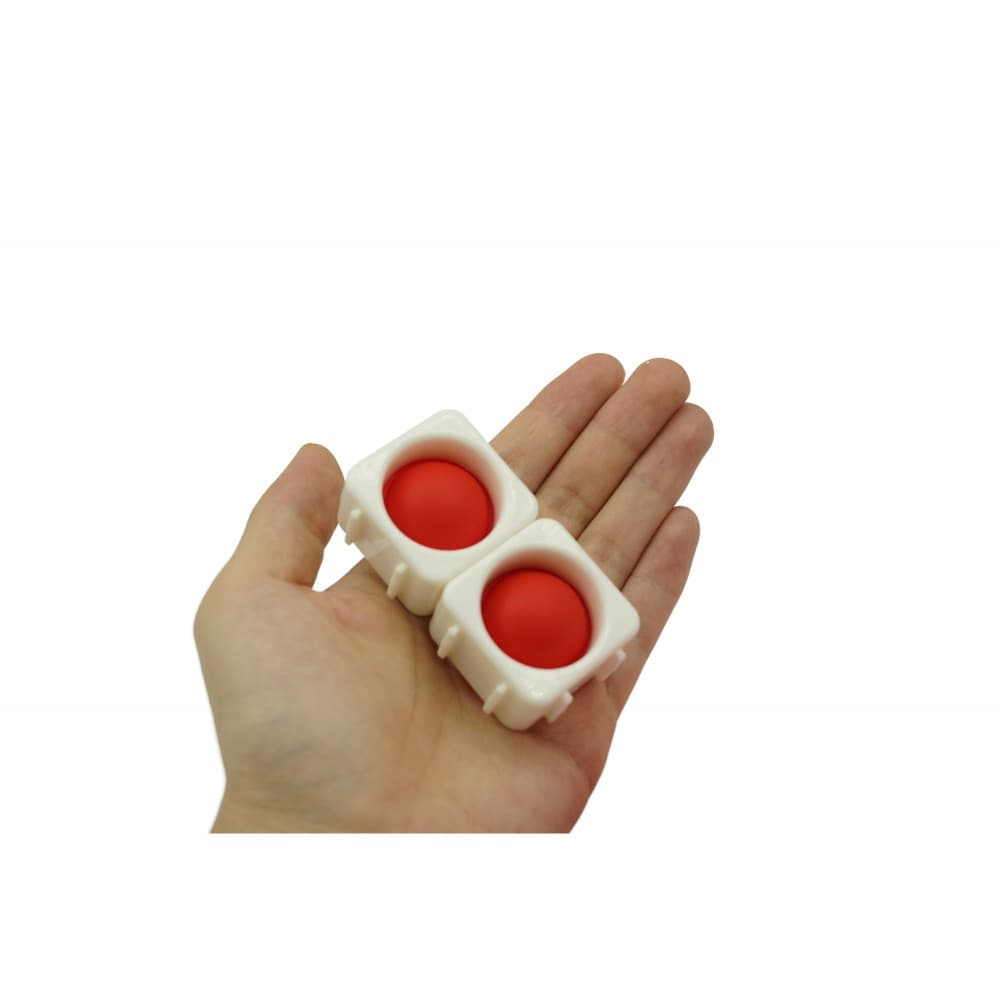 Set 8 blocuri de constructie din silicon, Pop Bubble, Fidget Toy, Puzzle, Multicolor 2
