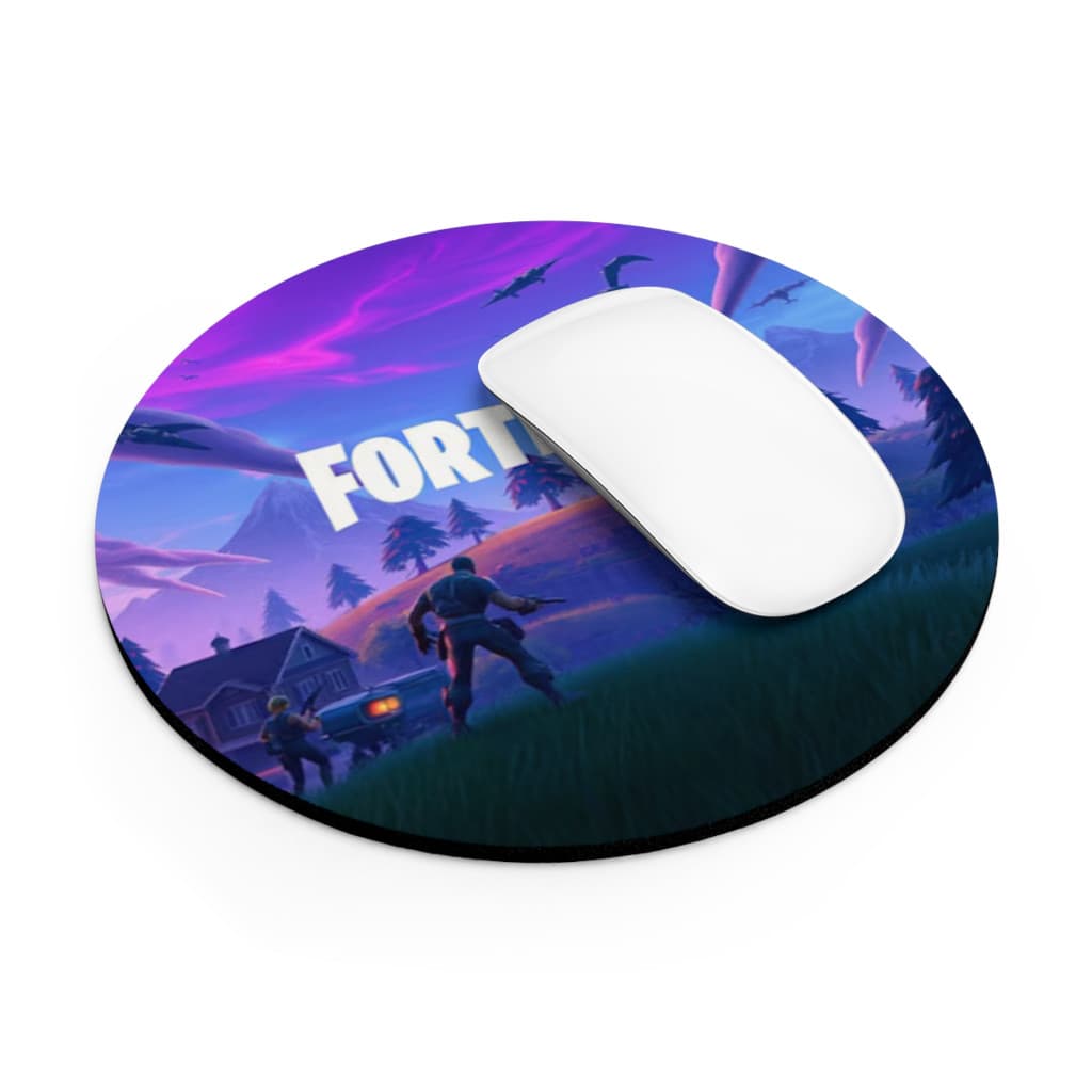 Mousepad personalizat, design Fortnite 1, rotund, diametru 20 cm 2
