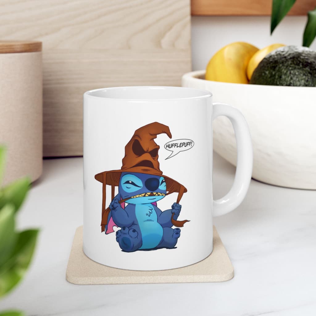 Cana ceramica personalizata, design Sorting Stitch, 330 ml, alba 2