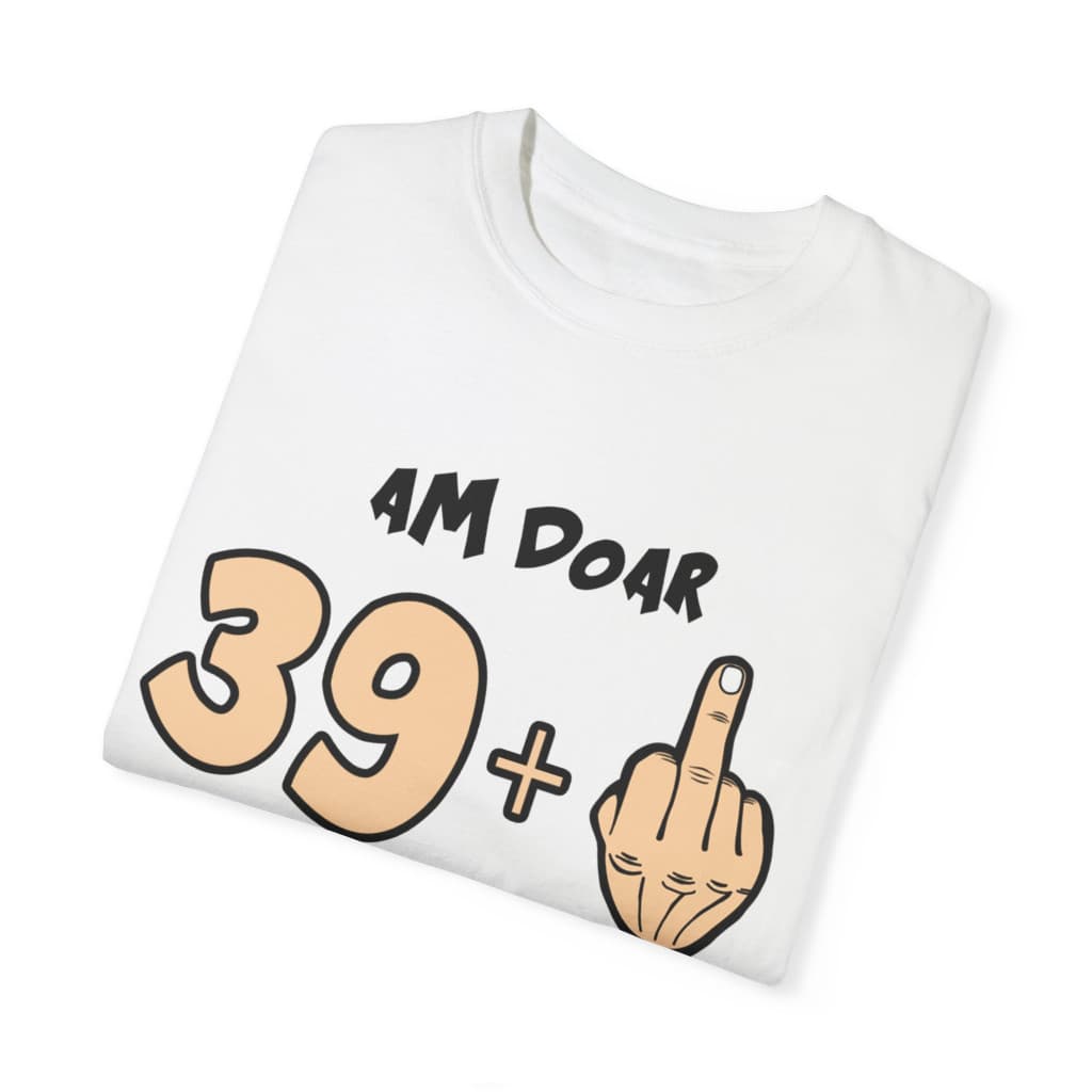 Tricou personalizat alb, unisex, varsta ta +, modal, diverse marimi 2