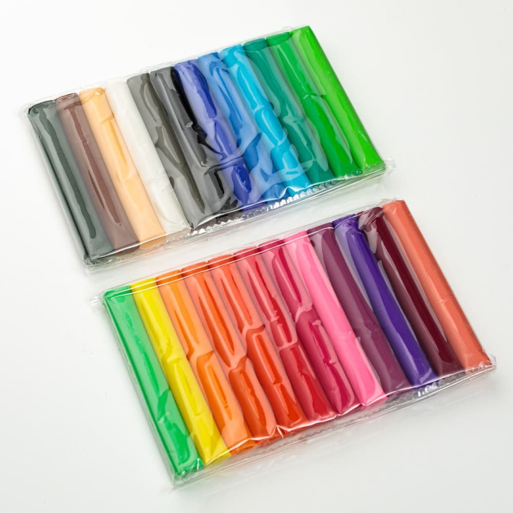 Set plastilina Smile Kids, 24 culori diferite, 500 grame 2